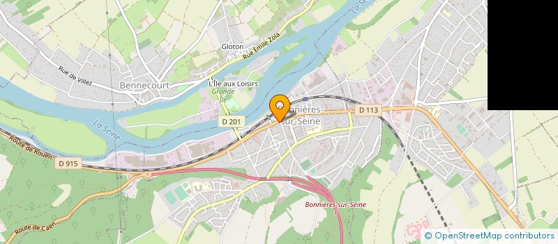 localisation de l'entreprise DIAGNOSTICS IMMOBILIERS DE BONNIERES à BONNIERES-SUR-SEINE