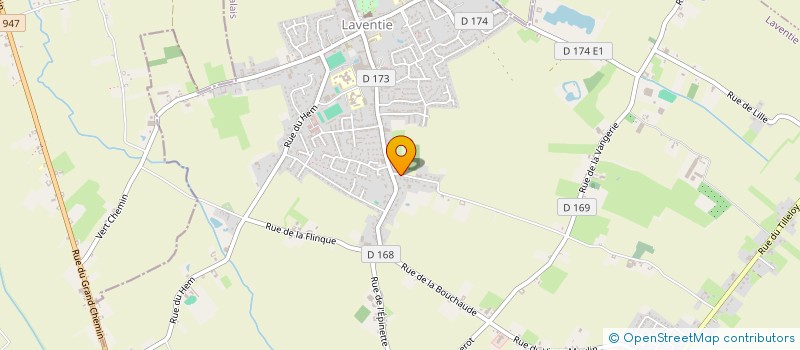 localisation de l'entreprise DIAGNOSTICS IMMOBILIERS STEPHANE RUDLOFF  LAVENTIE