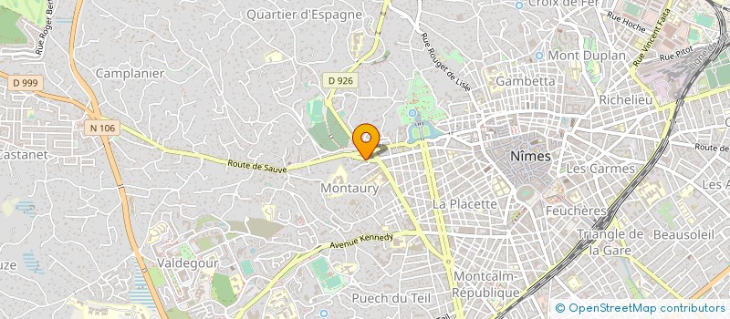 localisation de l'entreprise DIAGNOSTICS O'CARRE à NIMES
