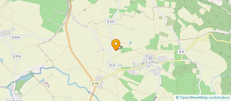 localisation de l'entreprise DIAGNOSTICS OCCITANIE  CAILHAU