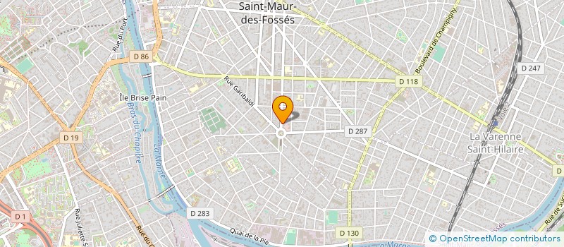 localisation de l'entreprise DIAGNOSTICS PRO à SAINT-MAUR-DES-FOSSES