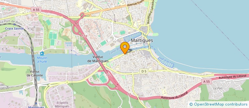 localisation de l'entreprise DIAGNOSTICS SERVICES à MARTIGUES