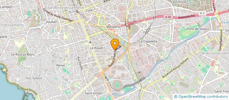 localisation de l'entreprise DIAGNOSTICS SERVICES ENVIRONNEMENT  MARSEILLE