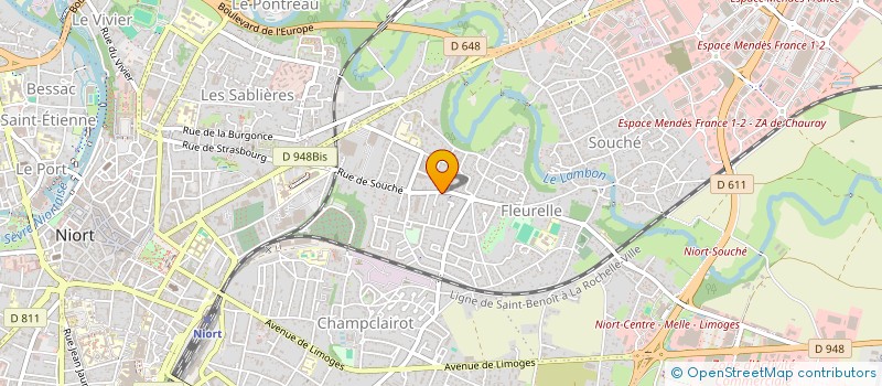localisation de l'entreprise DIAGNOSTIK à NIORT