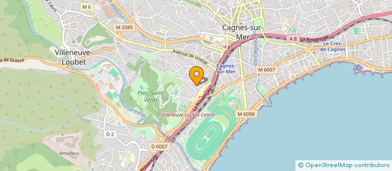 localisation de l'entreprise DIAGNOSTIQUEUR IMMOBILIER 06 à CAGNES-SUR-MER