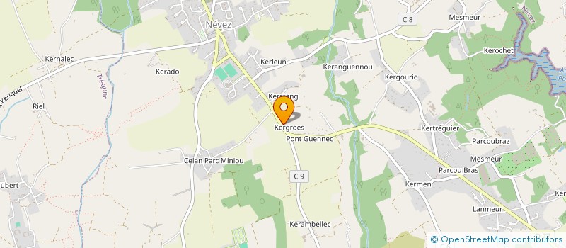 localisation de l'entreprise DIAGNOSTY BREIZH  NEVEZ