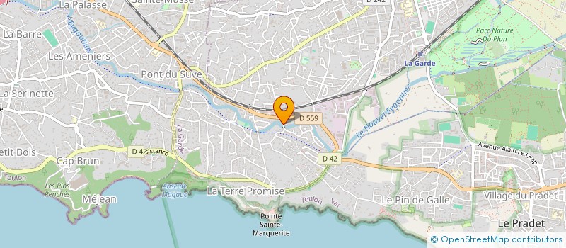 localisation de l'entreprise DIAGNOTECH AZUR à LA GARDE