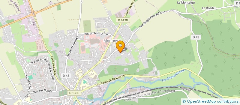 localisation de l'entreprise DIAGNOTIS  MENNEVAL