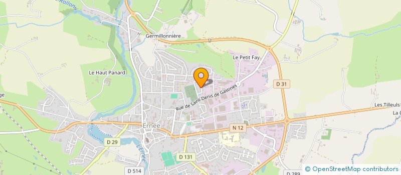 localisation de l'entreprise DIAGNOVISTA  ERNEE