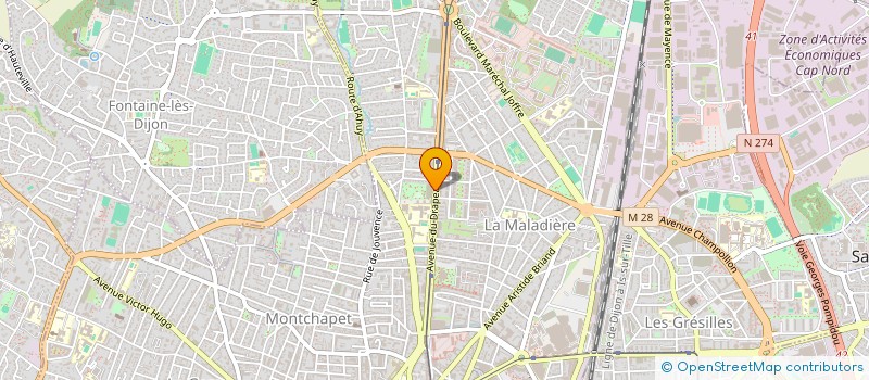 localisation de l'entreprise DIAGNOZA à DIJON