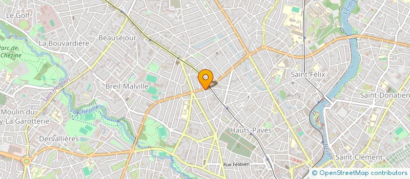localisation de l'entreprise DIAGO à NANTES