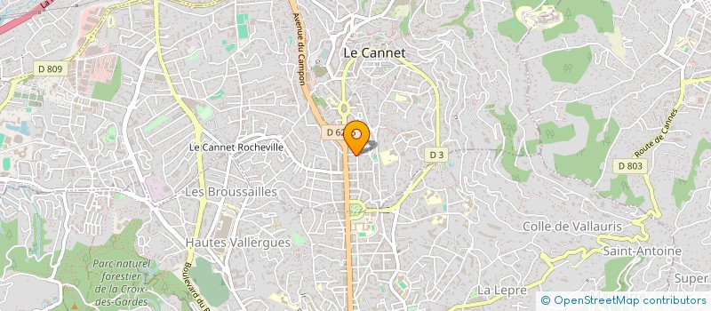 localisation de l'entreprise DIAGONAL à LE CANNET