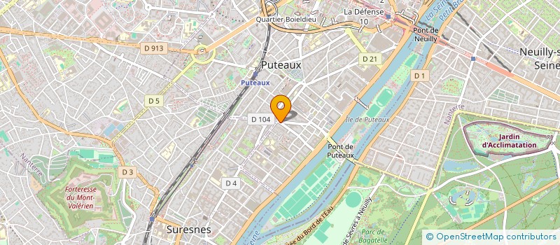 localisation de l'entreprise DIAGONAL à PUTEAUX