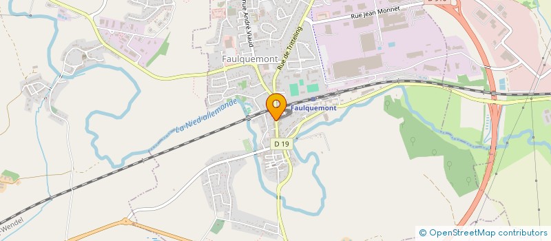 localisation de l'entreprise DIAGONAL FAULQUEMONT  FAULQUEMONT