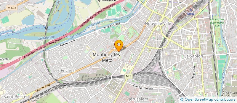localisation de l'entreprise DIAGONAL MONTIGNY FASO  MONTIGNY-LES-METZ