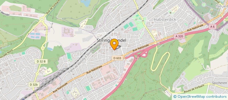 localisation de l'entreprise DIAGONAL NADEN  STIRING-WENDEL