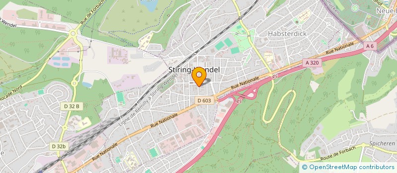 localisation de l'entreprise DIAGONAL STIRING  STIRING-WENDEL