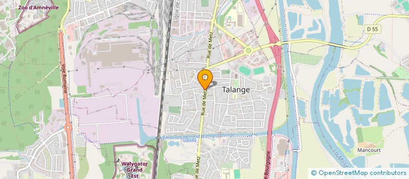 localisation de l'entreprise DIAGONAL TALANGE BLANCHARD  TALANGE