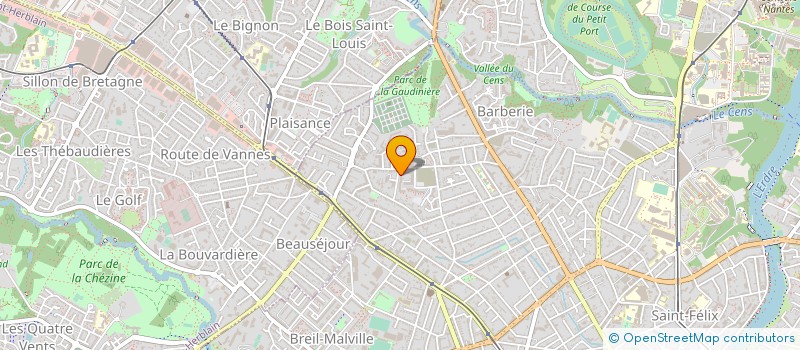 localisation de l'entreprise DIAGONALE à NANTES