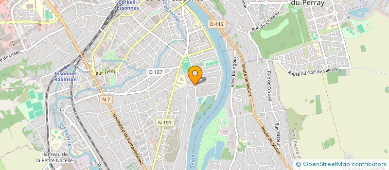 localisation de l'entreprise DIAGONALE à CORBEIL-ESSONNES