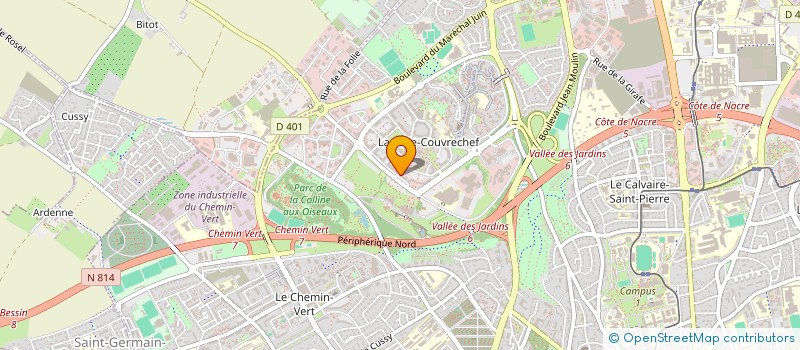 localisation de l'entreprise DIAGONALE à CAEN