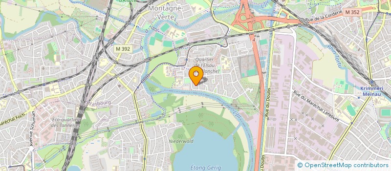 localisation de l'entreprise DIAGONALE CONSEIL à STRASBOURG