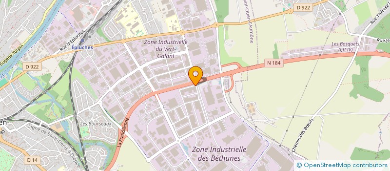 localisation de l'entreprise DIAGONALE GROUP  SAINT-OUEN-L'AUMONE