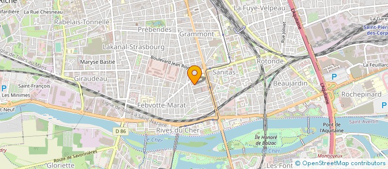 localisation de l'entreprise DIAGONALE IMMO  TOURS