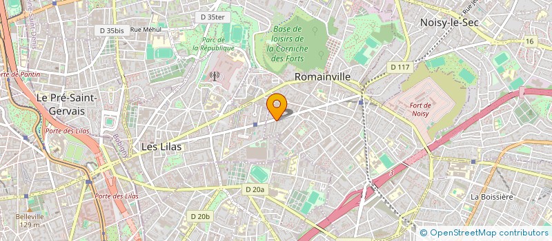 localisation de l'entreprise DIAGONALE VERDUN  ROMAINVILLE