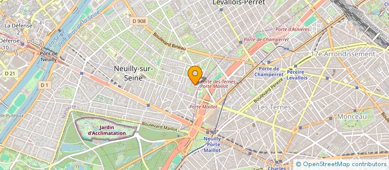 localisation de l'entreprise DIAGONALES AGENCES IMMOBILIERES à NEUILLY-SUR-SEINE