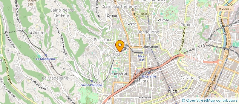 localisation de l'entreprise DIAGONALES SERVICES à NICE
