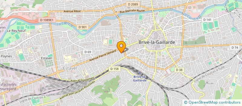 localisation de l'entreprise DIAGORIX  BRIVE-LA-GAILLARDE