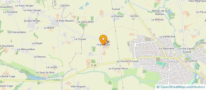 localisation de l'entreprise DIAGRAMA INTERVENTION PSYCHOSOCIALE  GEVEZE