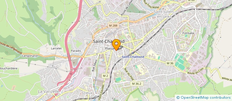 localisation de l'entreprise DIAGRASE à SAINT-CHAMOND