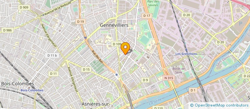 localisation de l'entreprise DIAGREEN  GENNEVILLIERS