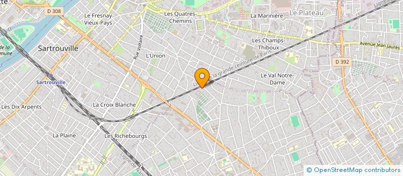 localisation de l'entreprise DIAGSURE  HOUILLES