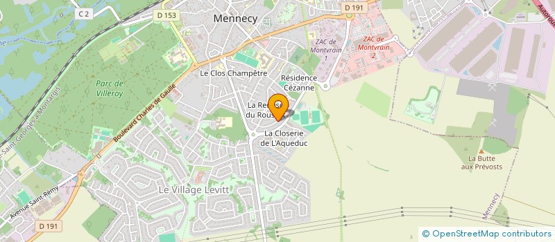 localisation de l'entreprise DIAGTECH à MENNECY