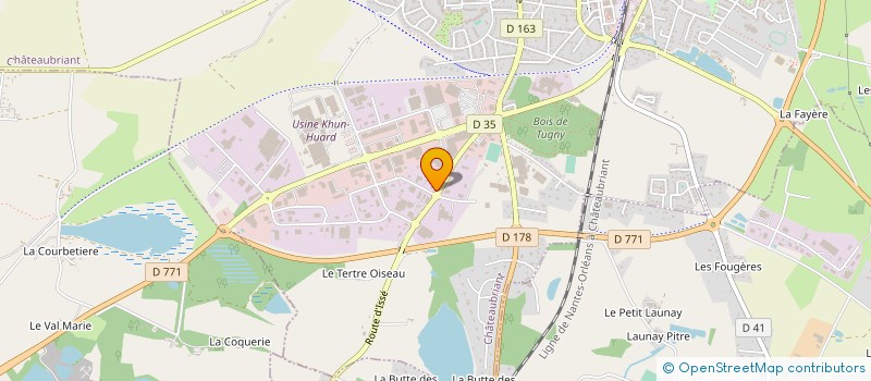localisation de l'entreprise DIAIS EQUIPEMENT  CHATEAUBRIANT