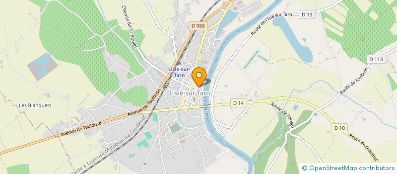 localisation de l'entreprise DIAITA HEDEOS à LISLE-SUR-TARN