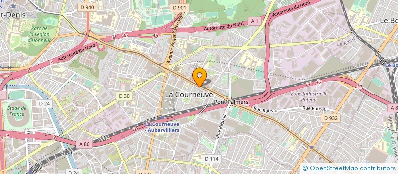 localisation de l'entreprise DIAKHITE KADIDJA à LA COURNEUVE