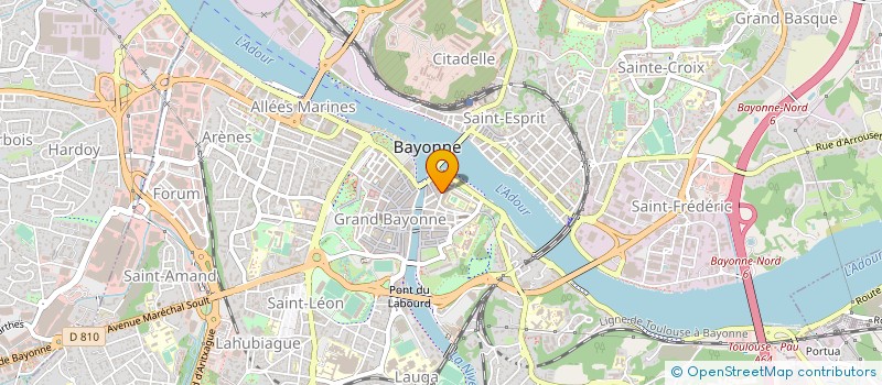 localisation de l'entreprise DIAKITE à BAYONNE