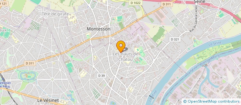 localisation de l'entreprise DIAKITE ENVIRONNEMENT PROPRIETE  CHATOU