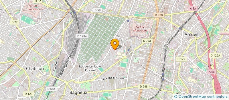 localisation de l'entreprise DIAKITRANSPORT & DEMENAGEMENT à BAGNEUX