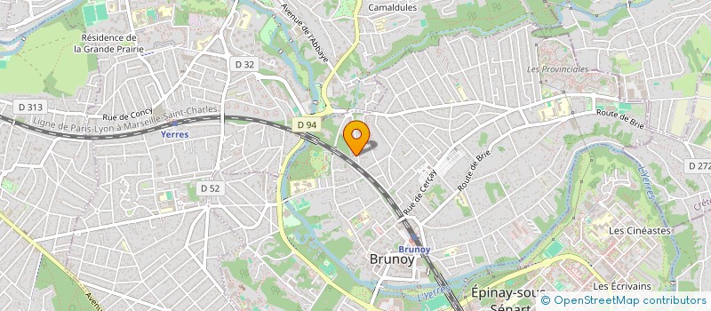localisation de l'entreprise DIAKONOS à BRUNOY