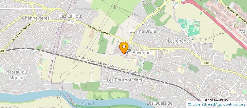 localisation de l'entreprise DIAKS LTD à HERBLAY-SUR-SEINE