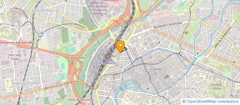 localisation de l'entreprise DIAL EXPERTISE COMPTABLE à STRASBOURG
