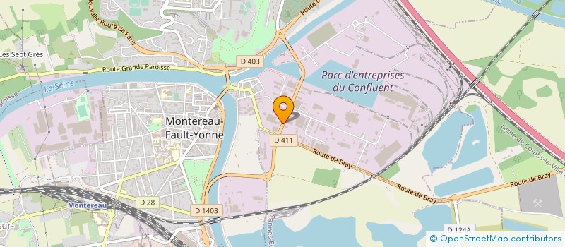 localisation de l'entreprise DIAL FONDERIE  MONTEREAU-FAULT-YONNE