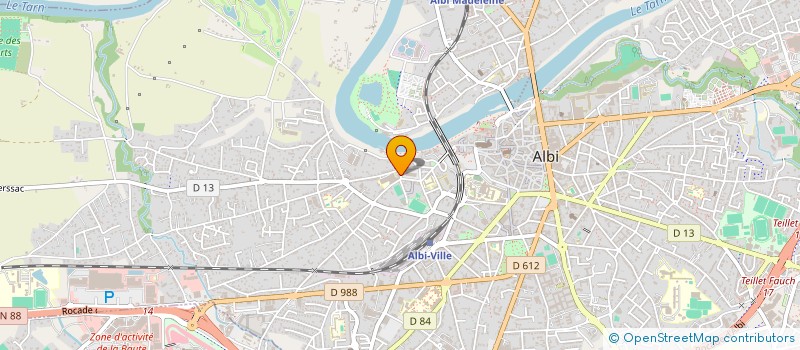 localisation de l'entreprise DIAL FRAIS à ALBI