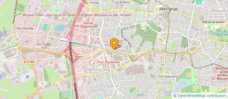 localisation de l'entreprise DIAL IMMO  MERIGNAC