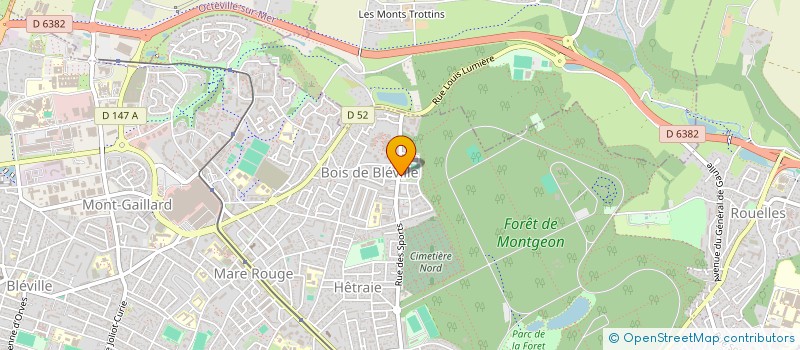 localisation de l'entreprise DIAL MACONNERIE & RENOVATION à LE HAVRE